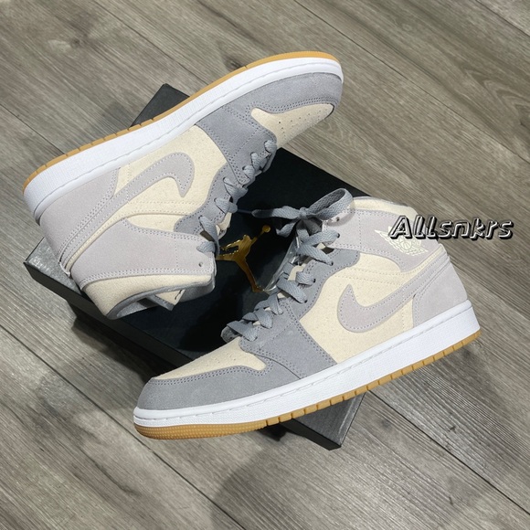 Air Jordan 1 Mid Coconut Milk Men’s - Picture 8 of 10
